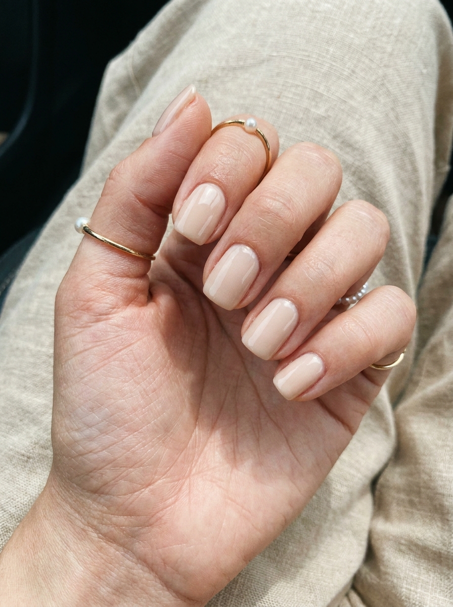 Nude Square Nägel als Nude Nägel Inspiration 2026